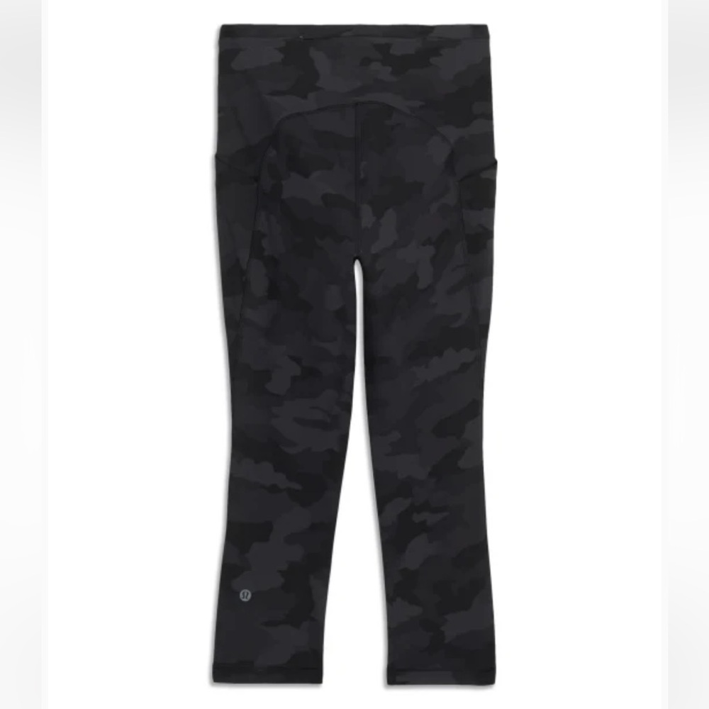 Lululemon Swift Speed High- Rise Crop 21” Leggings - Black Camo